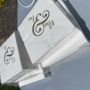 Ann Page | Mr. & Mrs. Cocktail Napkins
